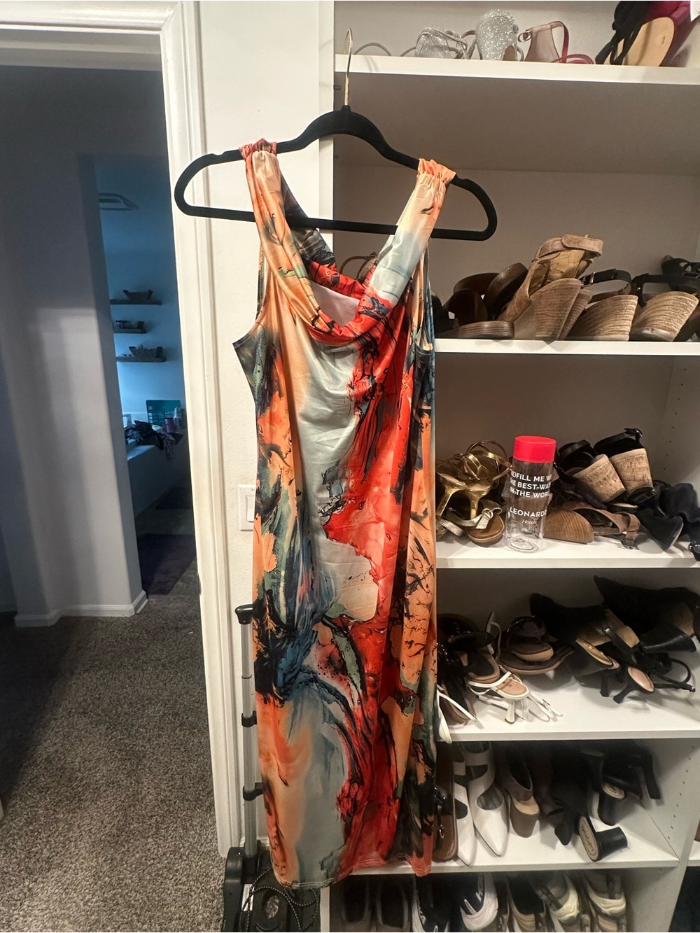 Cowl neck Maxi dress